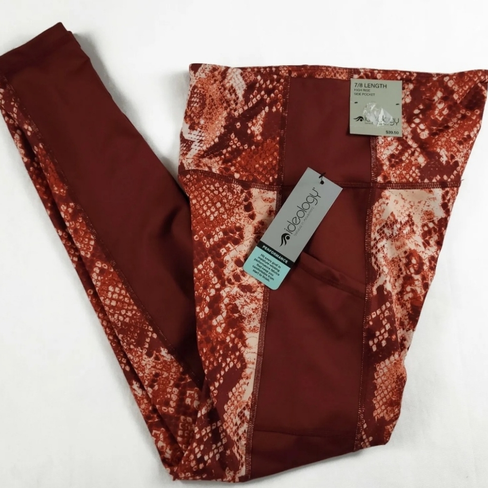 Ideology Woman's Snakeskin-Print Leggings
